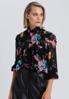 Bluse und Top mit floralem Muster