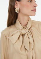 Bluse aus mattem Satin
