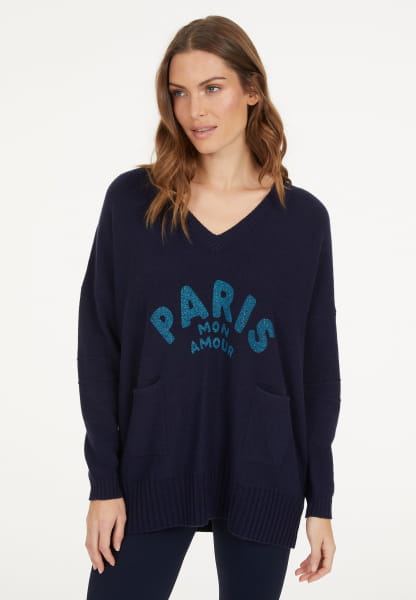 Sweater with logo print