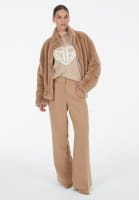 Blouson aus veganem Pelz