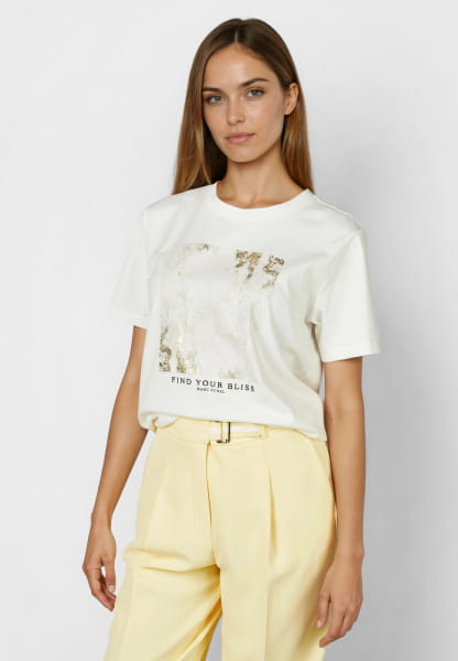 Shirt mit Folienprint