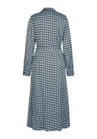 Shirt dress with graphic print