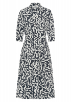 Printed shirt dress