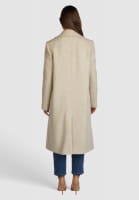 Coat in twill look