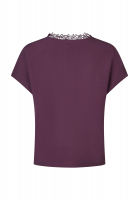 Top with lace neckline