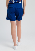 Pleat-front bermuda trousers summery quality