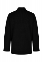 Turtleneck-Pullover mit verlängertem Rückenteil