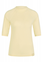 Turtleneck sweater with visible seams