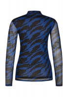 Tüllshirt mit abstraktem Print