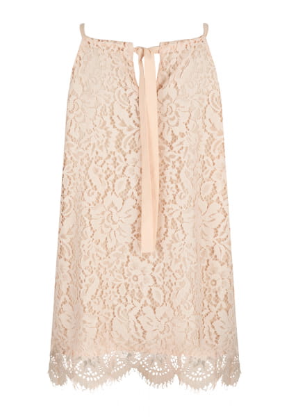 Top in lace look