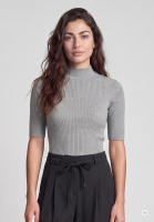 Ribbed turtleneck sweater