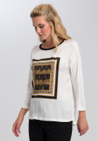 Shirt blouse With batik front print