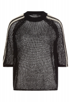 Pullover aus Netz-Struktur