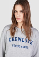 Langarmshirt mit CREWLOVE Stickerei