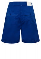 Pleat-front bermuda trousers summery quality