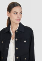 Jeans-style jacket in jersey