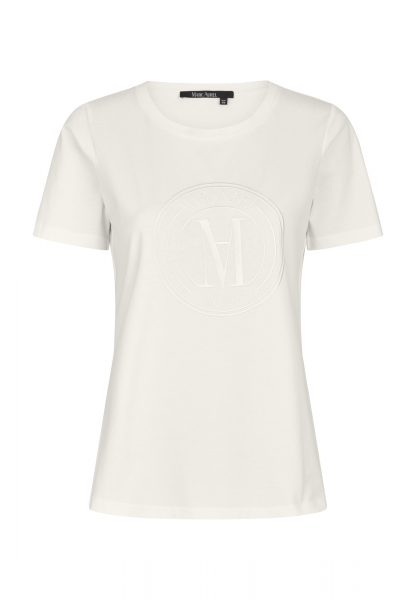 T-shirt with logo embroidery