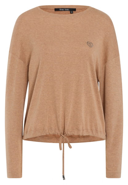 Shirt with drawstring
