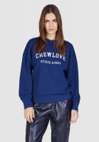 Sweatshirt mit CREWLOVE Stickerei