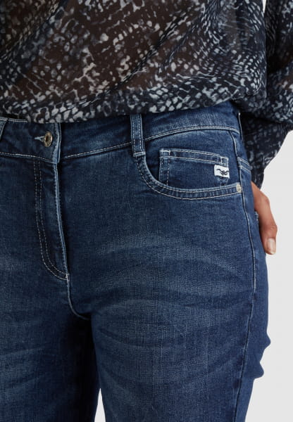 5-Pocket-Jeans aus Dark Blue Denim