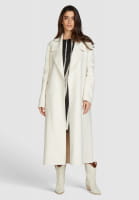 Wrap coat from real double face