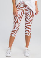 Capri leggings in tiger pattern design