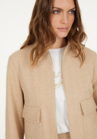 Jacket with pockets in Italian wool blend