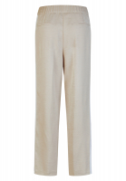 Bundfaltenhose mit Seitenstreifen