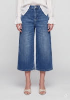 Jeans im Culotte-Stil