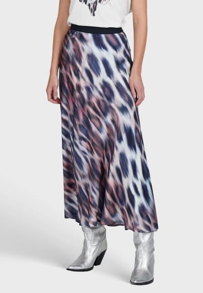 Maxi-Rock im Leoparden-Print