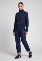 Sweater with side zipper