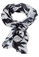 Scarf with palm tree print