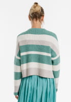 Sweater with dropped shoulders