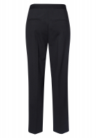 Fabric trousers with an elastic waistband