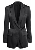 Blazer aus mattem Satin
