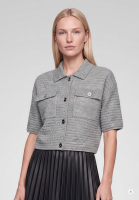 Strickjacke in sparkling 3D-Optik