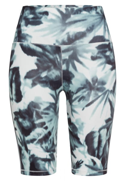 Cycling shorts with jungle design