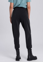 Sweatpants with glossy print at the leg end