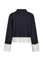 Pullover mit Kontrast-Abschlüssen