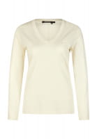 Langarmshirt mit V-Ausschnitt