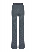 Patterned jacquard pants
