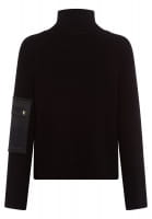 Pullover mit Satin-Tasche