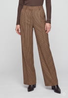 Bundfaltenhose mit weitem Bein