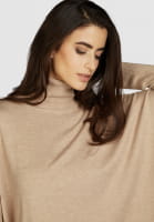 Rollkragenpullover im Basic-Stil