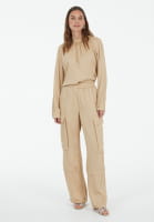 Bluse aus mattem Satin