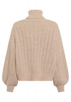 Sweater with sequin ribs