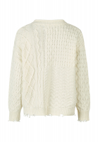 Pullover im Zopf-Patchwork
