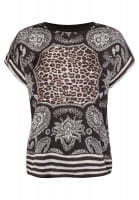 Blusen-Shirt mit Foulard-Print
