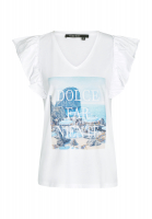 T-shirt with summery photo front print