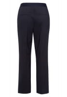 Fabric trousers with an elastic waistband